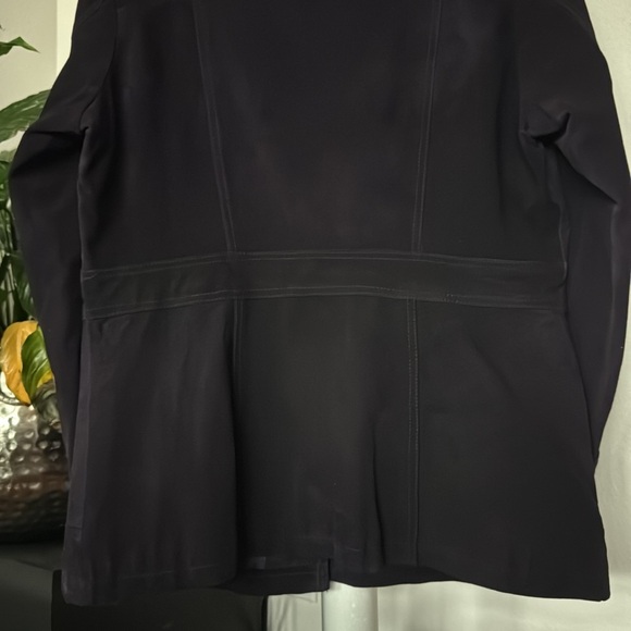 Maxima/Wilsons Purple Suede Leather Button Front Tailored Jacket/Coat Sz L - Picture 12 of 12